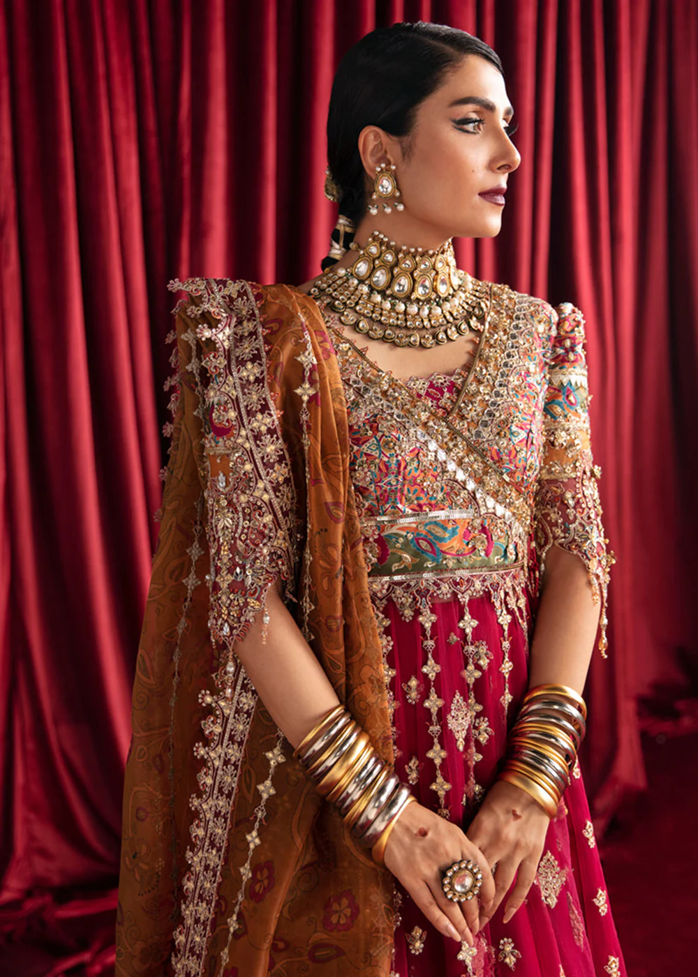 Heer Ranjha Luxury Formals 2023 By Qalamkar | HR-04 LEELA - Image 2