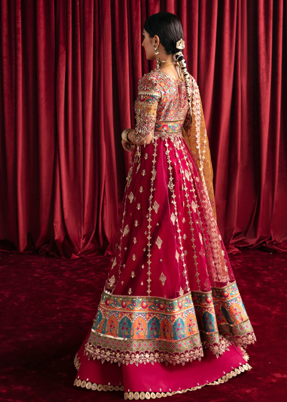 Heer Ranjha Luxury Formals 2023 By Qalamkar | HR-04 LEELA - Image 3