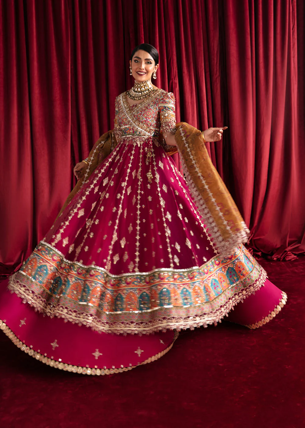 Heer Ranjha Luxury Formals 2023 By Qalamkar | HR-04 LEELA - Image 4
