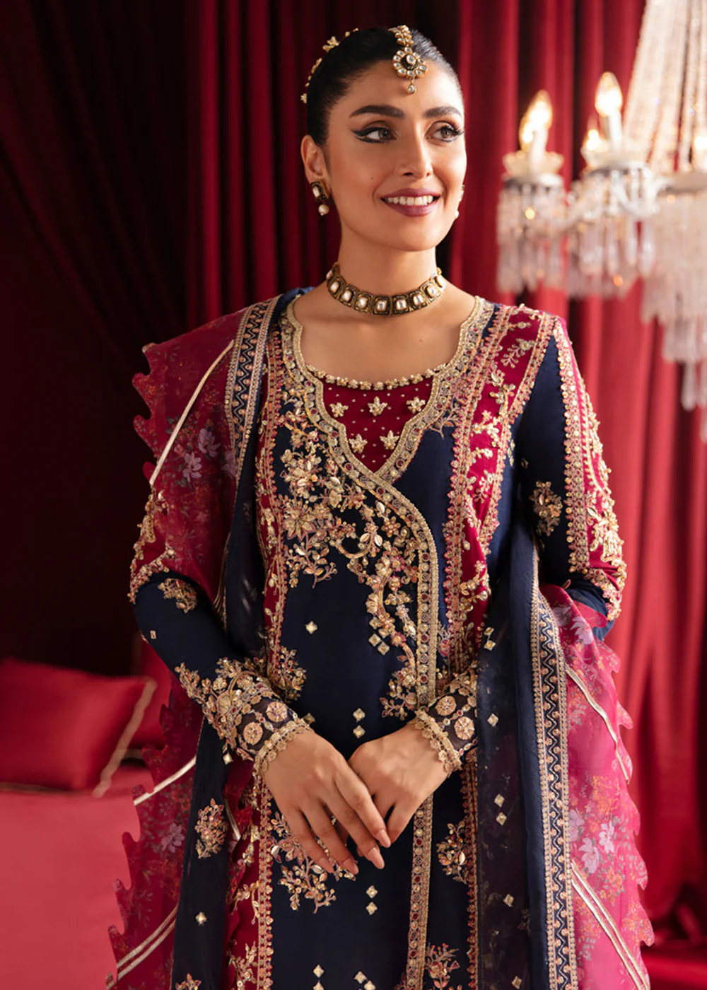 Heer Ranjha Luxury Formals 2023 By Qalamkar | HR-05 MEHARBANO - Image 2