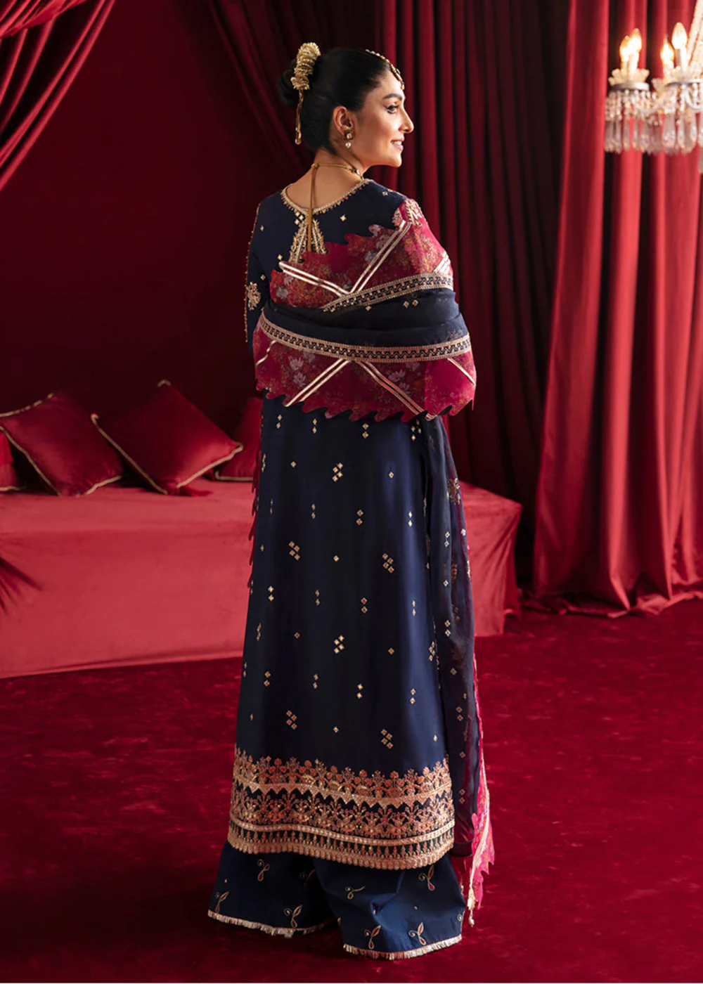 Heer Ranjha Luxury Formals 2023 By Qalamkar | HR-05 MEHARBANO - Image 3