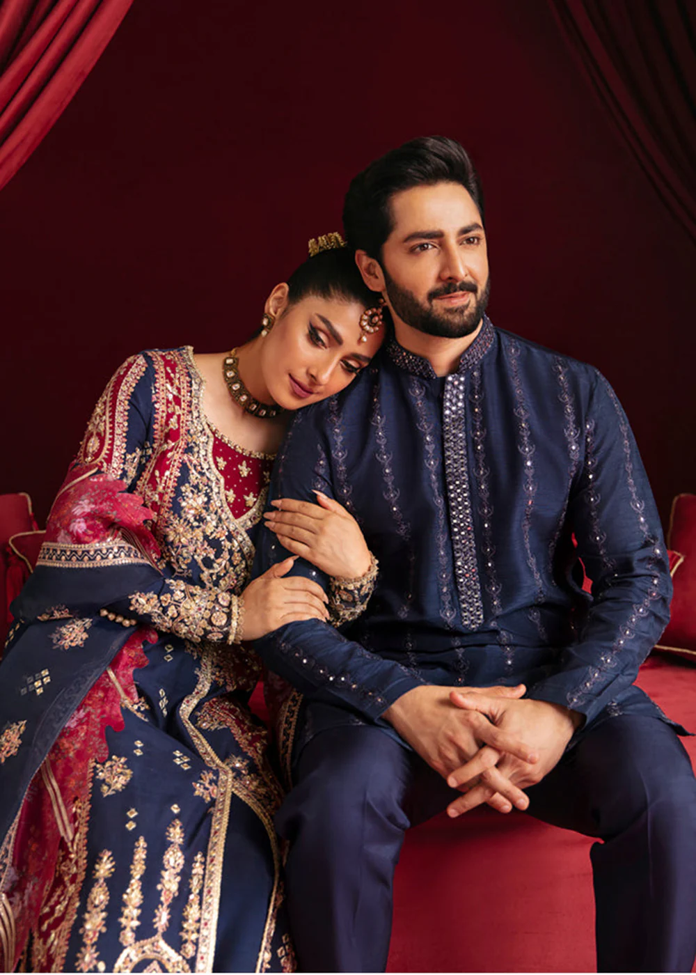 Heer Ranjha Luxury Formals 2023 By Qalamkar | HR-05 MEHARBANO - Image 4