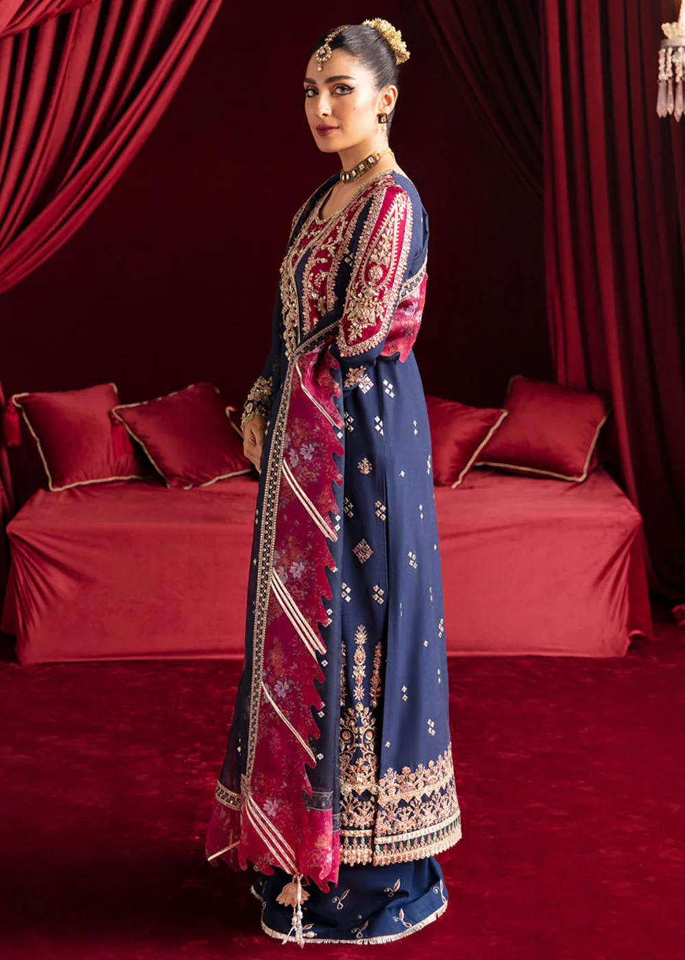 Heer Ranjha Luxury Formals 2023 By Qalamkar | HR-05 MEHARBANO - Image 5