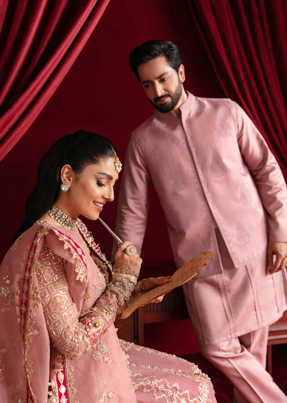 Heer Ranjha Luxury Formals 2023 By Qalamkar | HR-06 ARISHA - Image 5