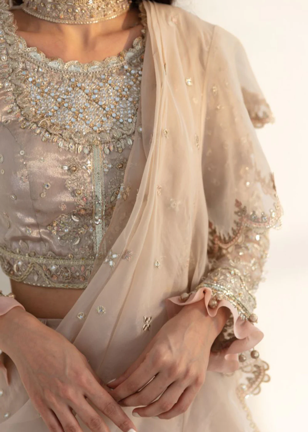 Heer Ranjha Luxury Formals 2023 By Qalamkar | HR-08 REENA - Image 6