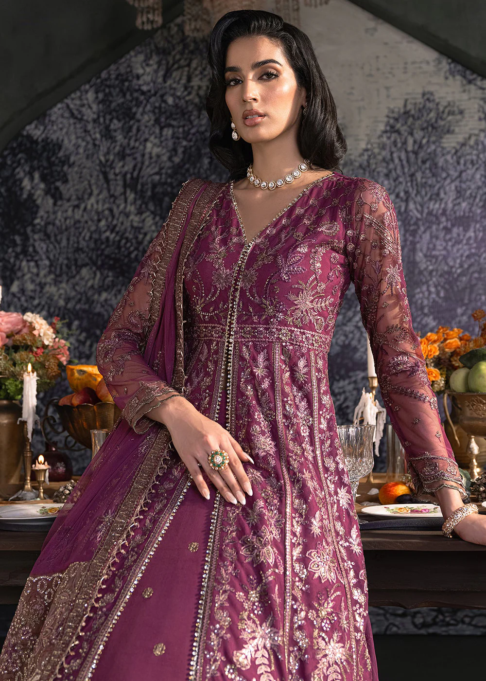 Heritage Luxury Formals '24 by Zarif | ZHF 02 TIFFANY - Image 2