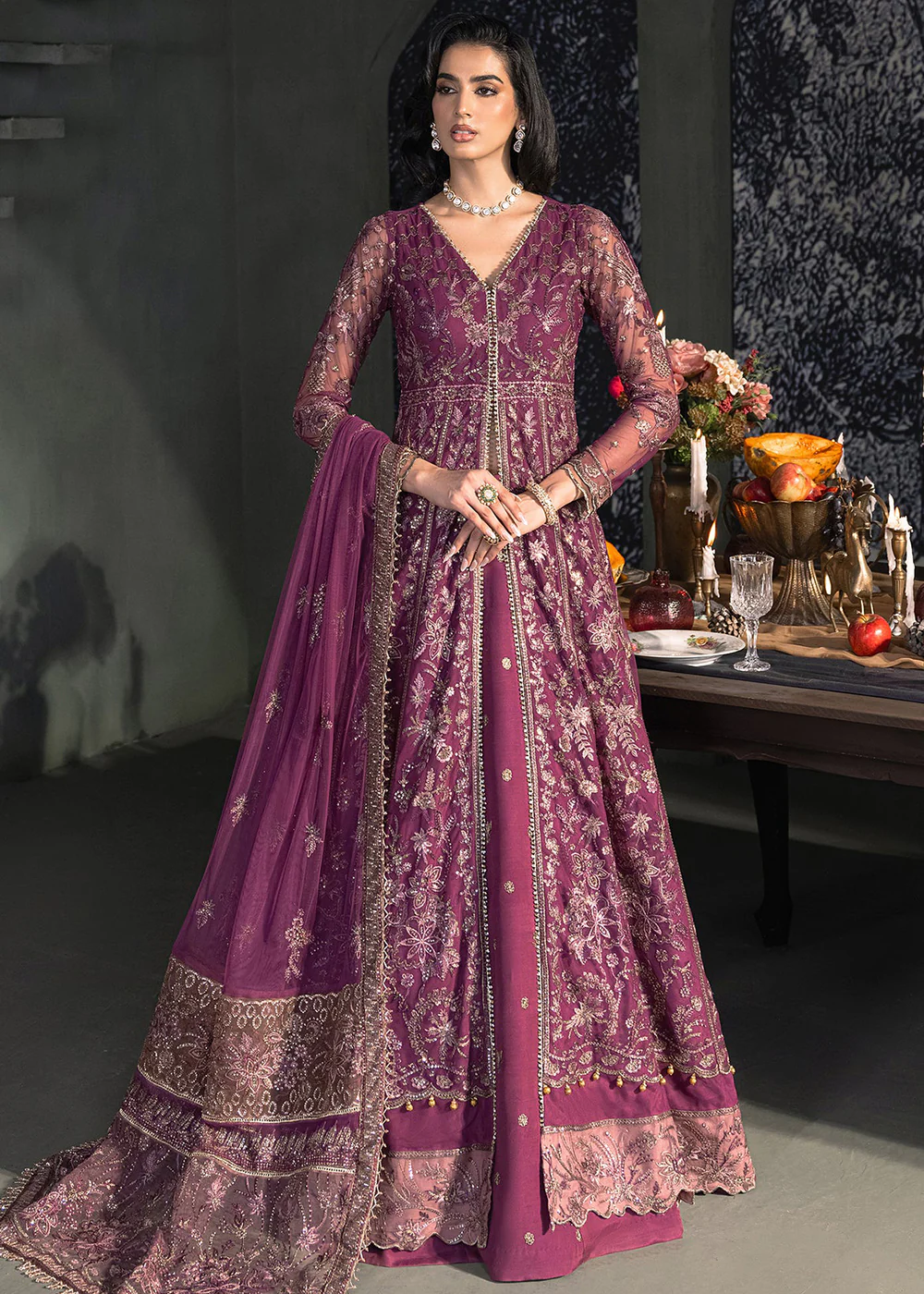 Heritage Luxury Formals '24 by Zarif | ZHF 02 TIFFANY - Image 4
