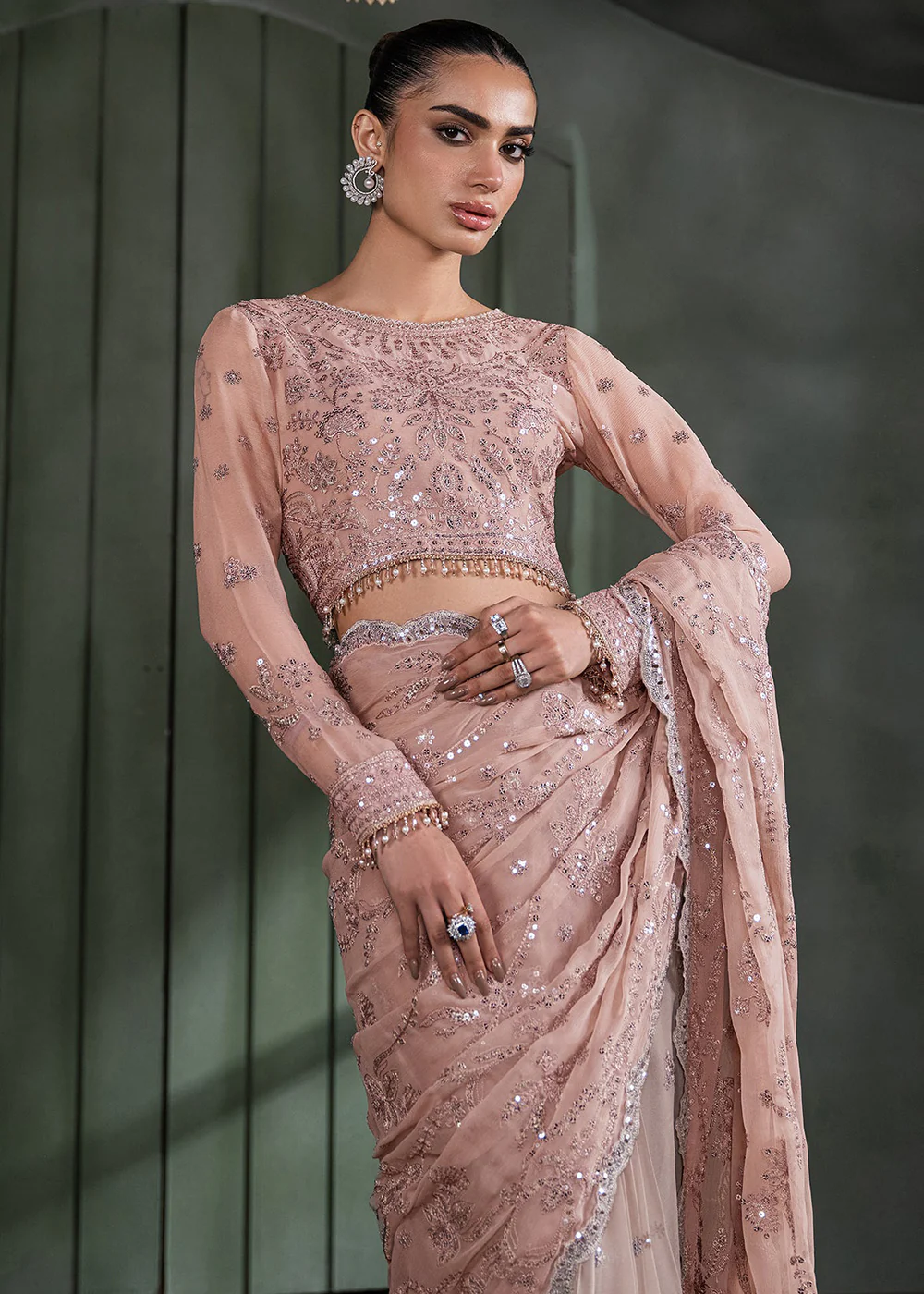 Heritage Luxury Formals '24 by Zarif | ZHF 07 ELMIRA - Image 9