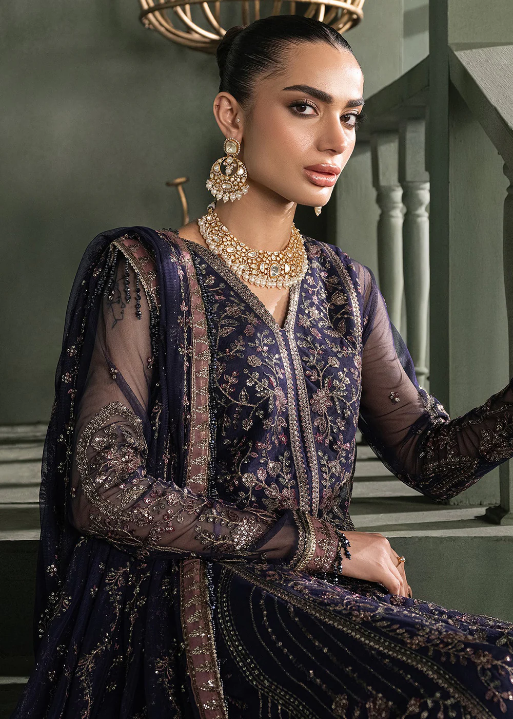 Heritage Luxury Formals '24 by Zarif | ZHF 08 SIRENE - Image 4