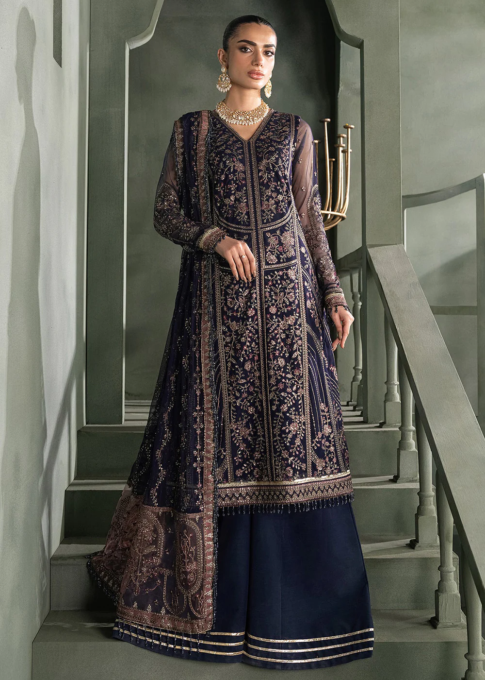 Heritage Luxury Formals '24 by Zarif | ZHF 08 SIRENE - Image 5