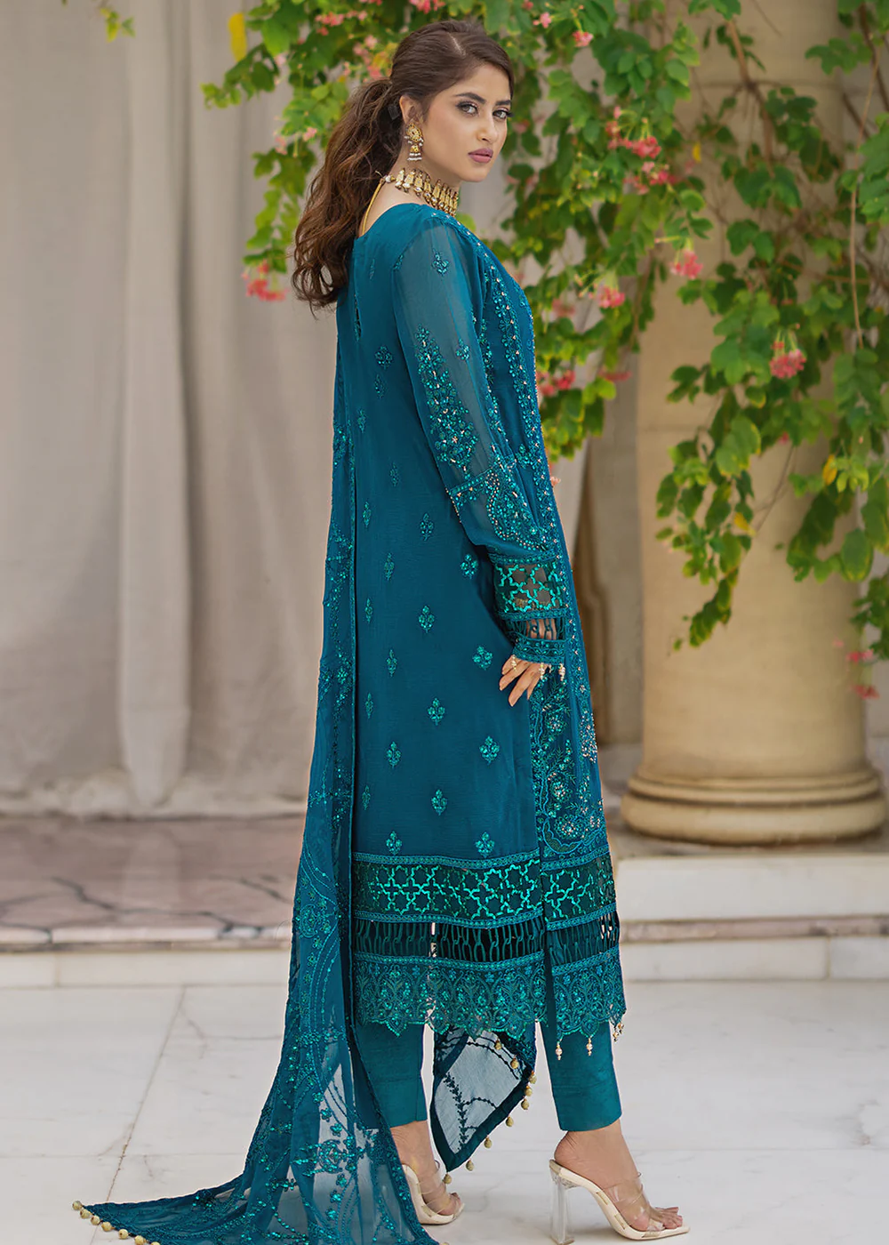 Ishq Aatish Luxury Chiffon '23 by Emaan Adeel | FAREEDA - Image 3