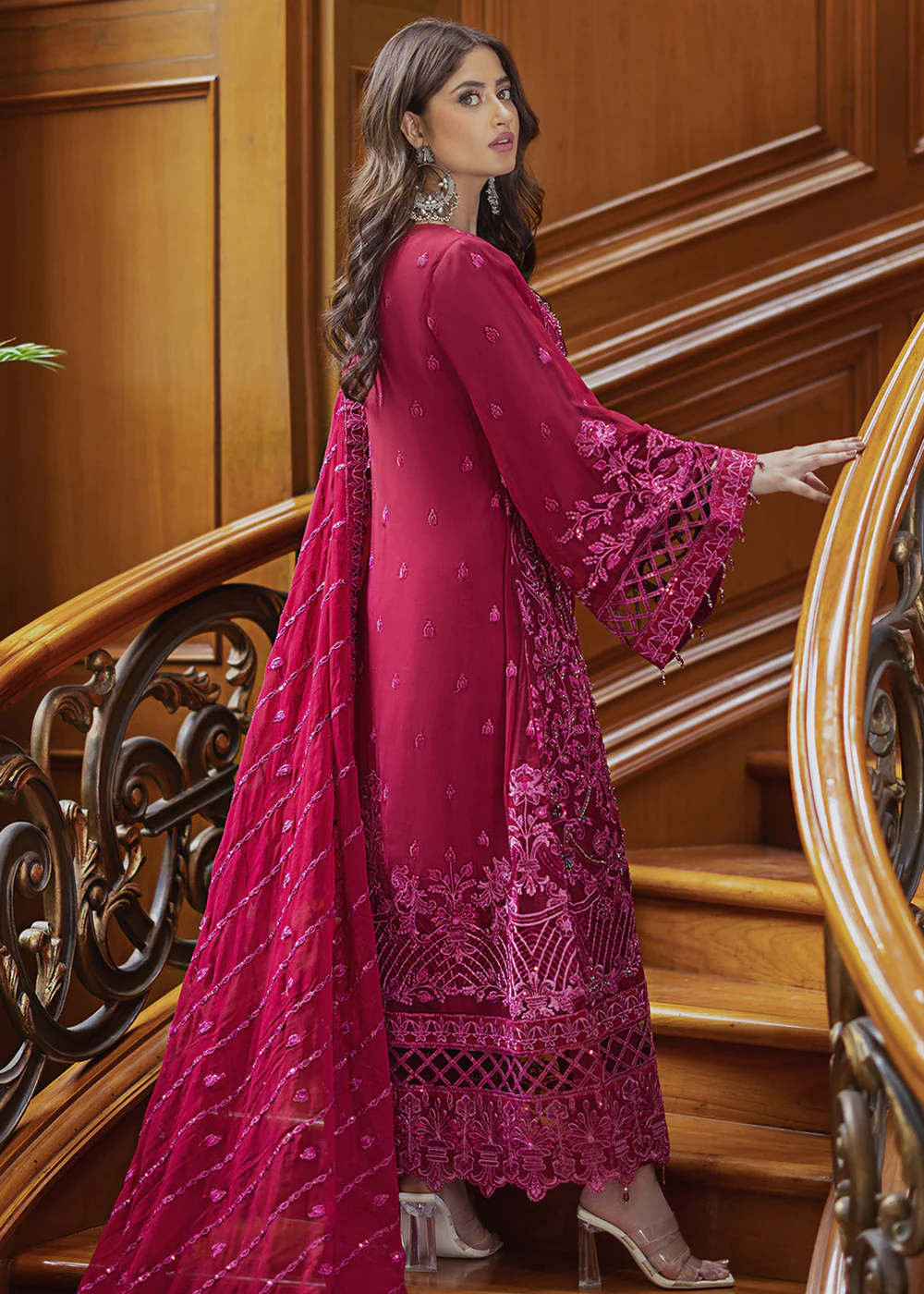 Ishq Aatish Luxury Chiffon '23 by Emaan Adeel | MAISHA - Image 3