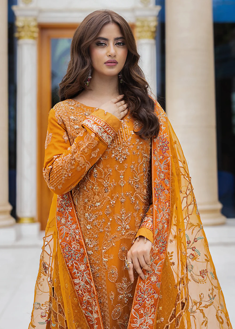 Ishq Aatish Luxury Chiffon '23 by Emaan Adeel | ROOHI - Image 5
