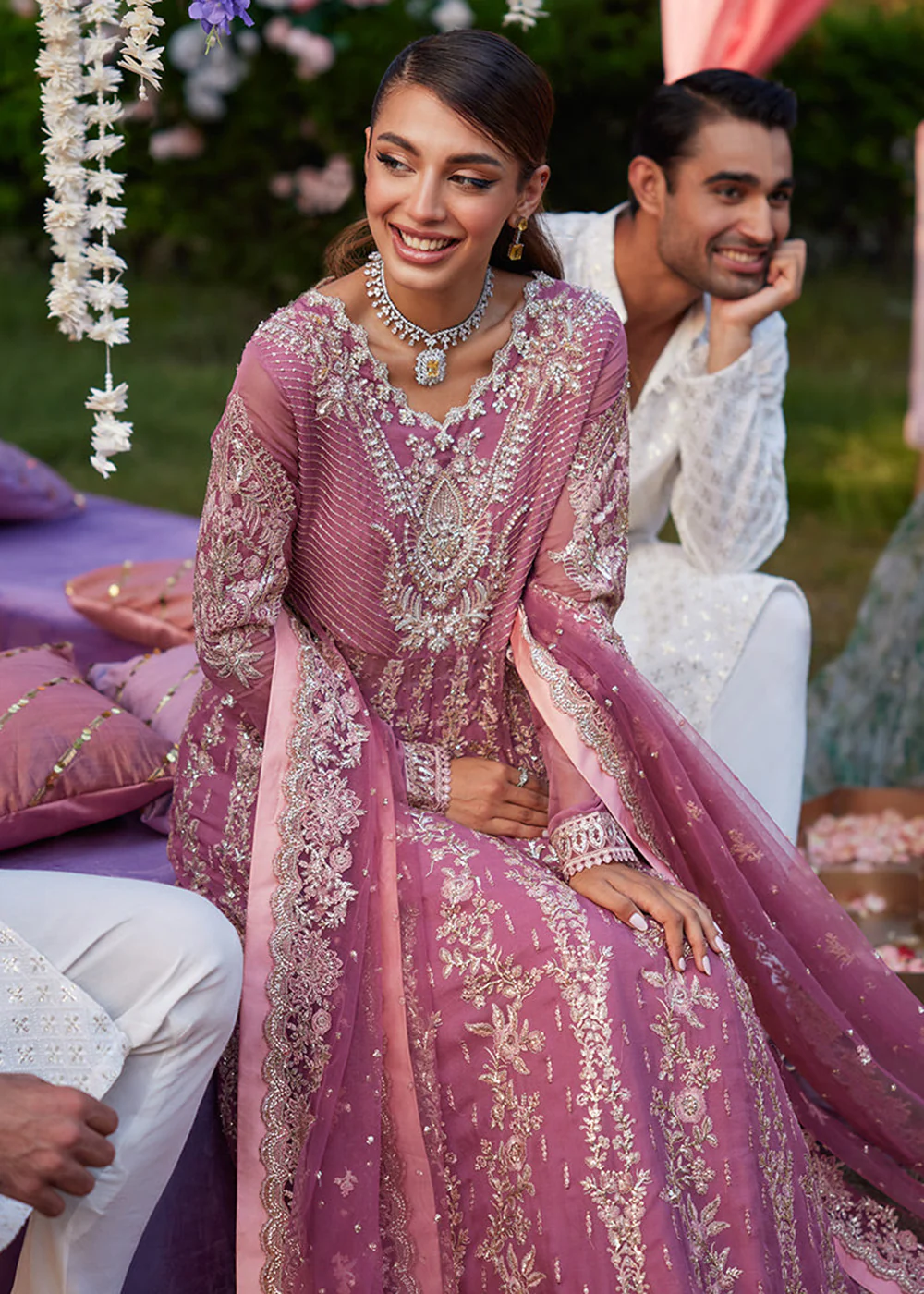 Izhar Unstitched Luxury Chiffon Collection by Mushq | HANIA - Image 2