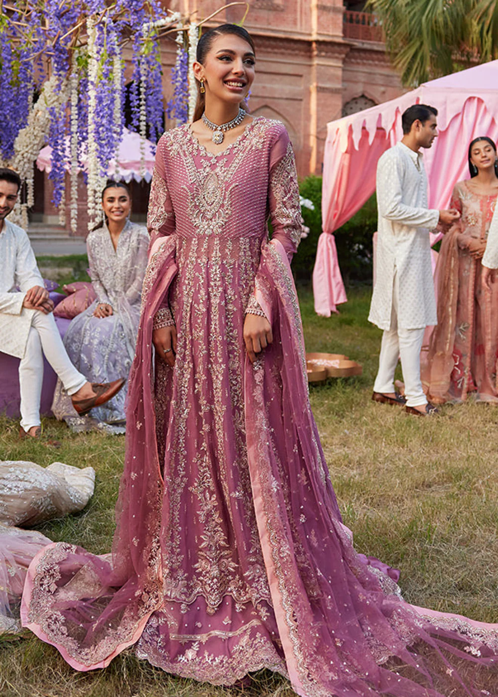 Izhar Unstitched Luxury Chiffon Collection by Mushq | HANIA - Image 4