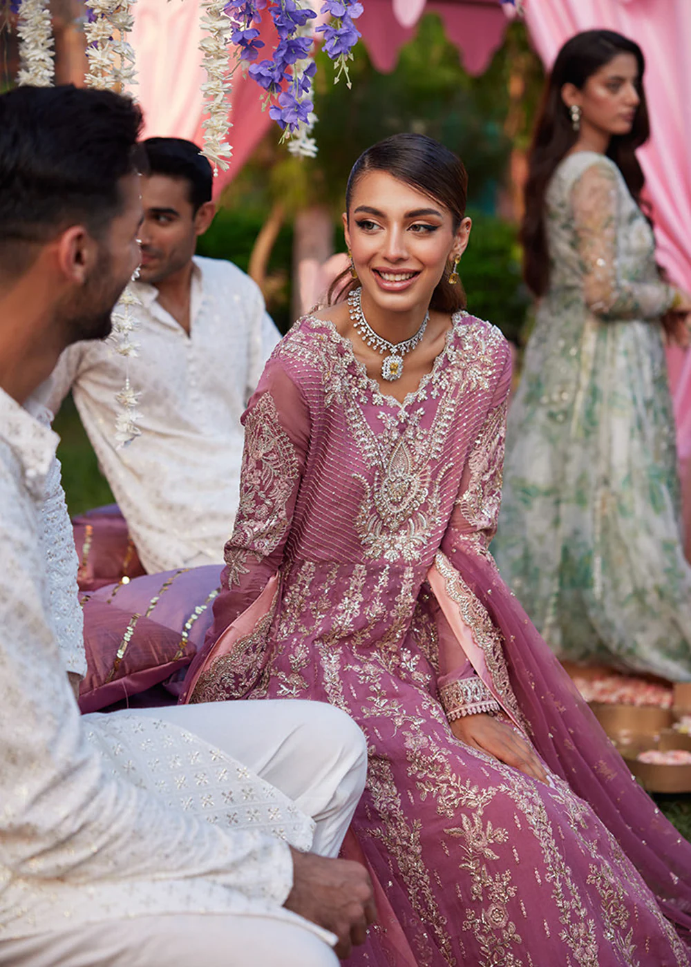 Izhar Unstitched Luxury Chiffon Collection by Mushq | HANIA - Image 5