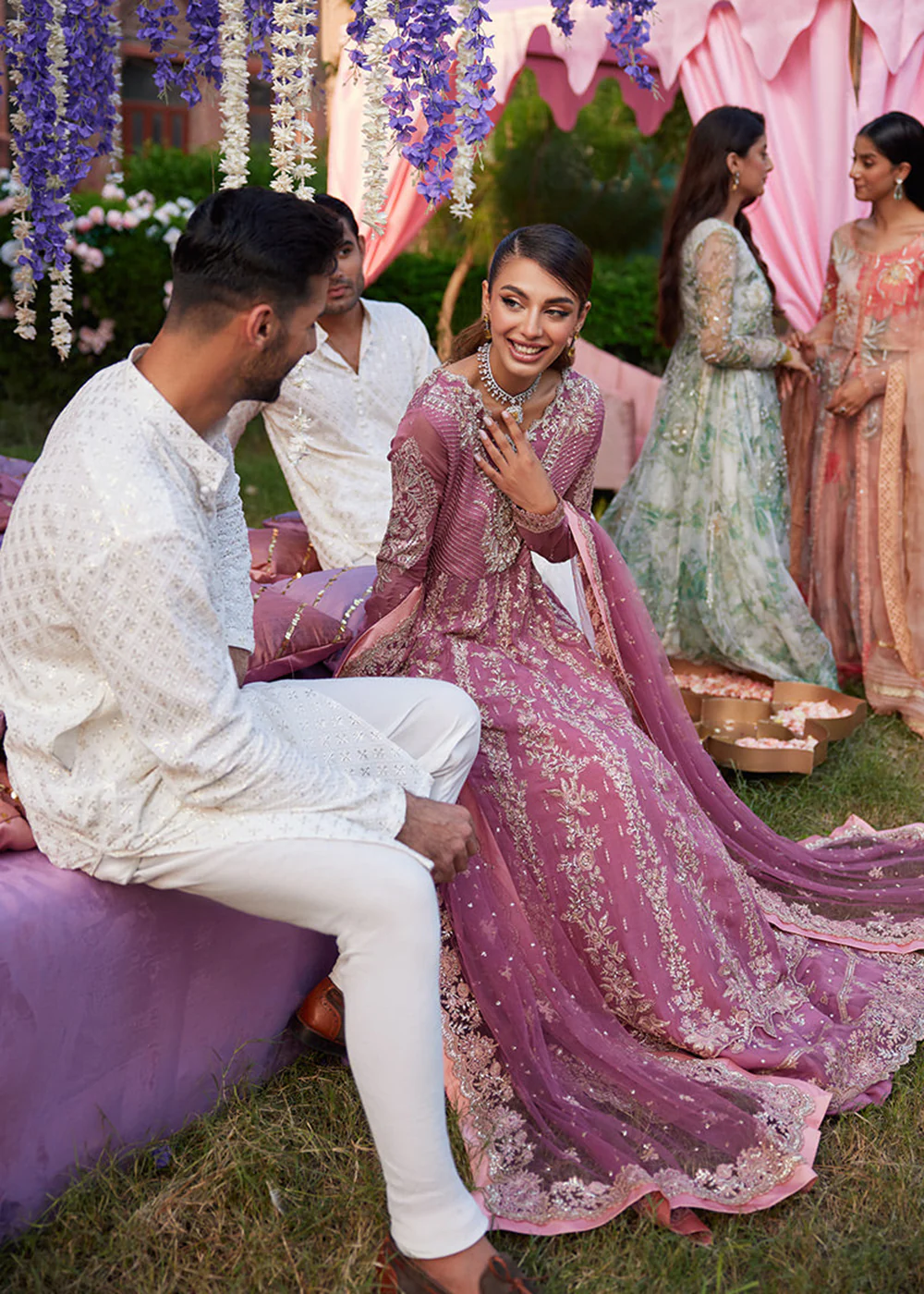 Izhar Unstitched Luxury Chiffon Collection by Mushq | HANIA - Image 6