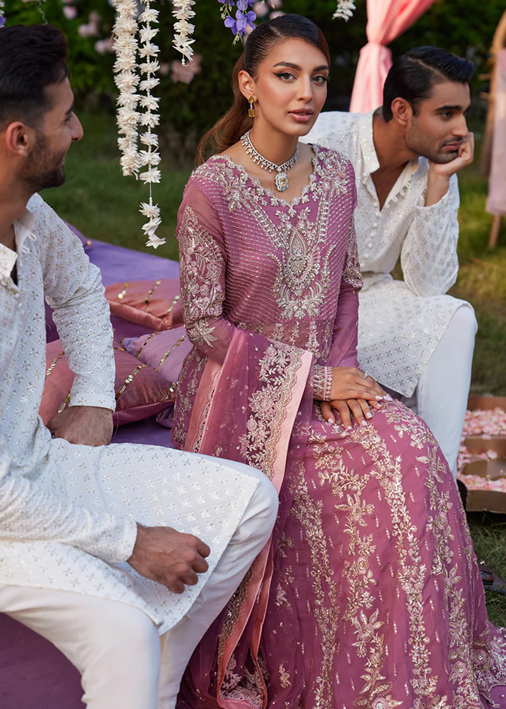 Izhar Unstitched Luxury Chiffon Collection by Mushq | HANIA - Image 7