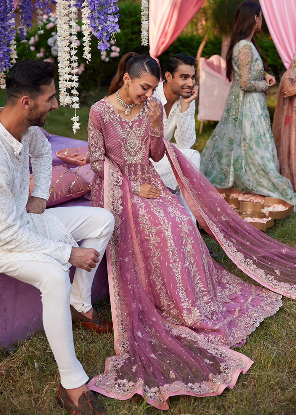 Izhar Unstitched Luxury Chiffon Collection by Mushq | HANIA - Image 8