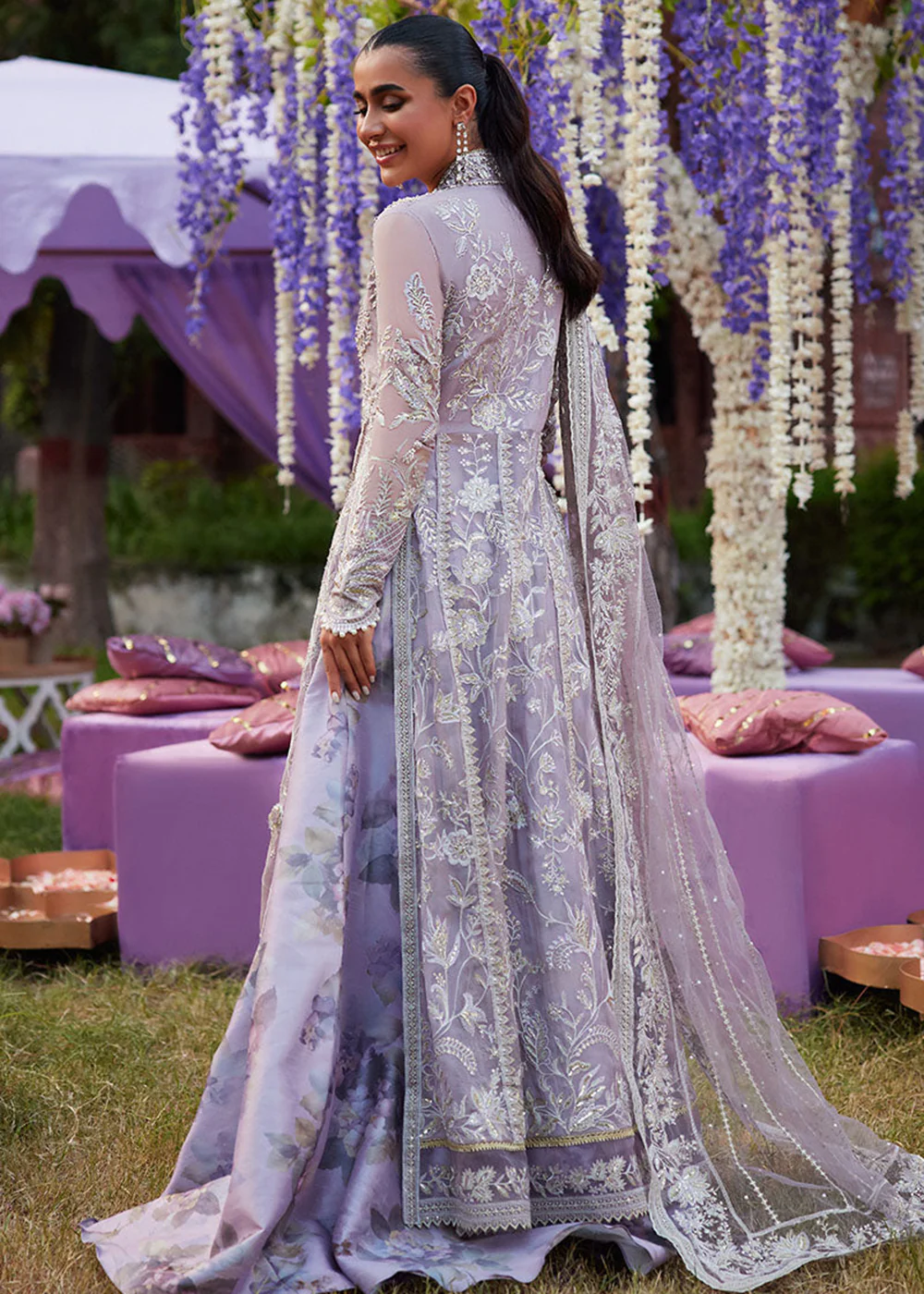 Izhar Unstitched Luxury Chiffon Collection by Mushq | MUNEEZEH - Image 3