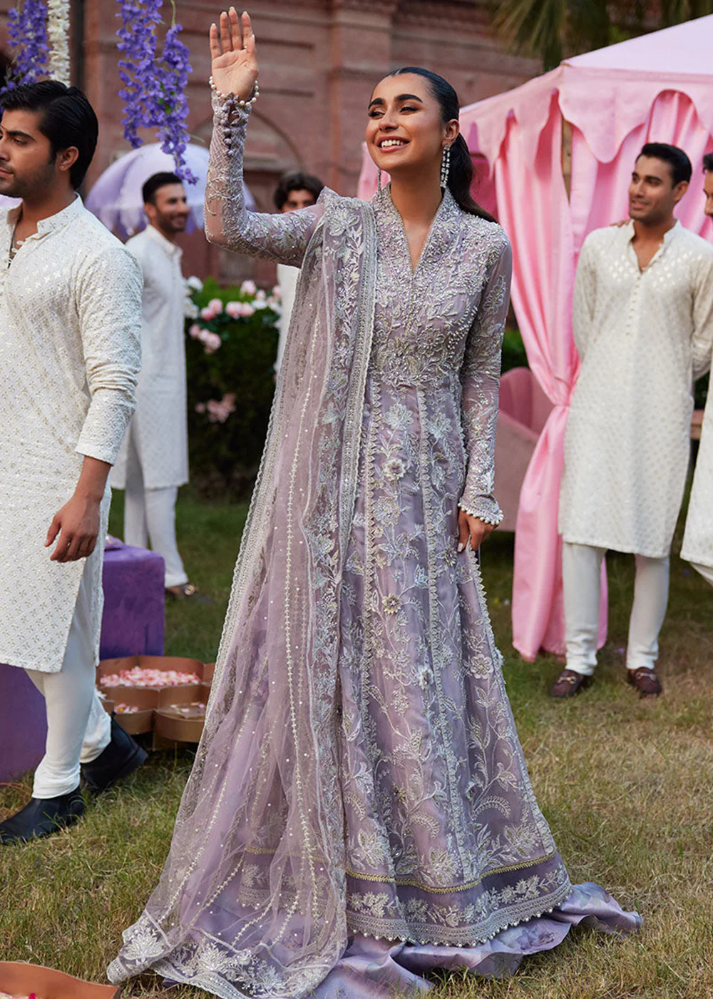 Izhar Unstitched Luxury Chiffon Collection by Mushq | MUNEEZEH - Image 4
