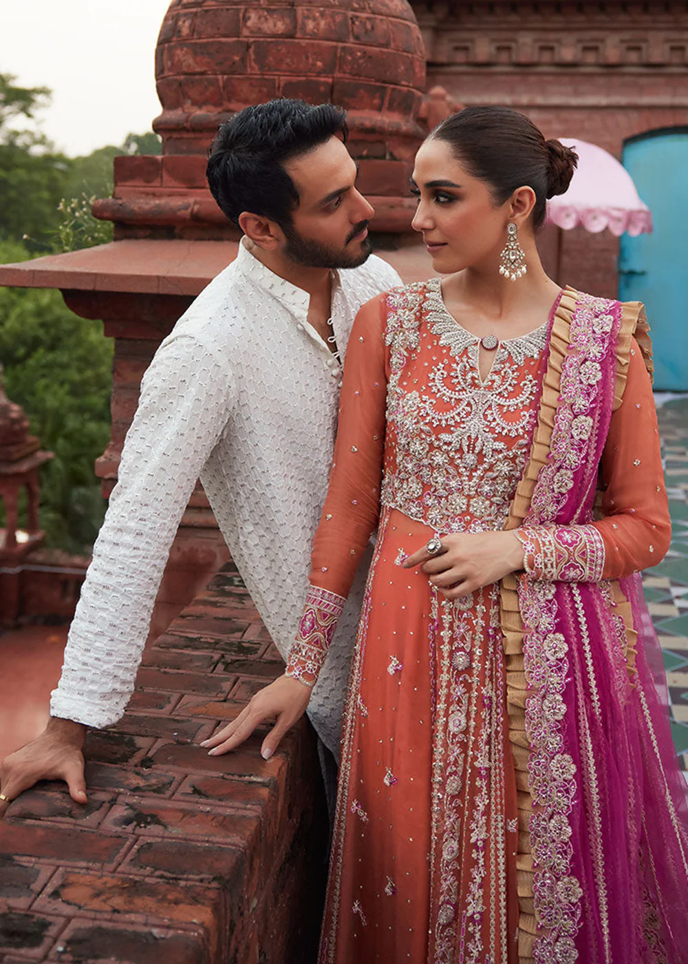 Izhar Unstitched Luxury Chiffon Collection by Mushq | NAMEERA - Image 2