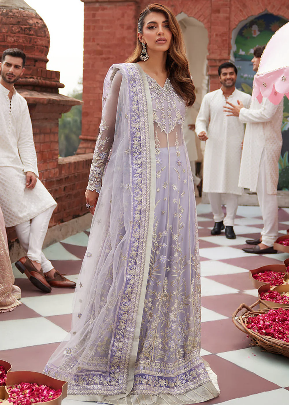 Izhar Unstitched Luxury Chiffon Collection by Mushq | NUREH - Image 3