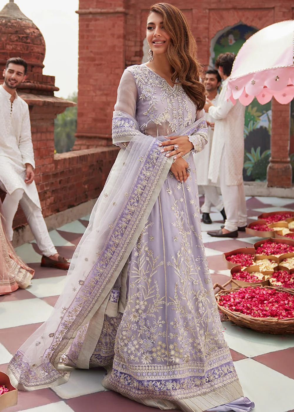 Izhar Unstitched Luxury Chiffon Collection by Mushq | NUREH - Image 4