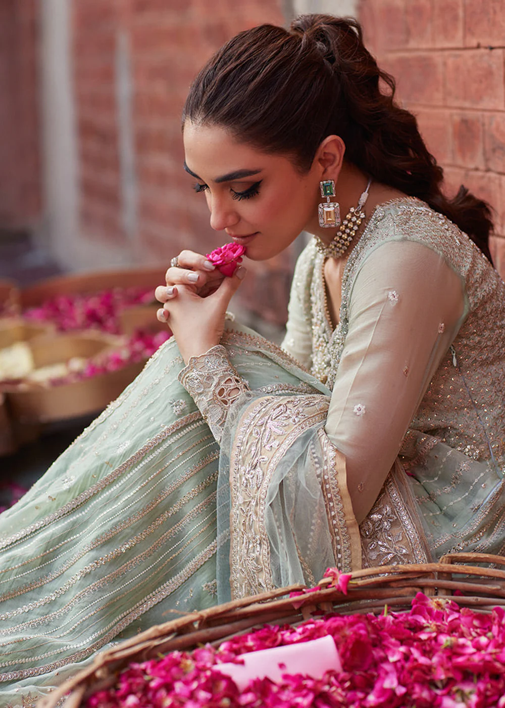Izhar Unstitched Luxury Chiffon Collection by Mushq | SHAHANA - Image 10