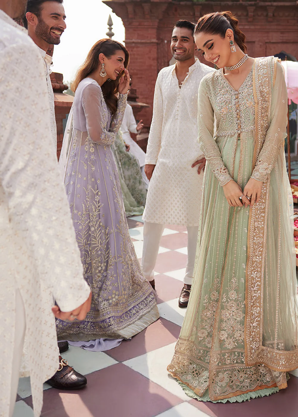 Izhar Unstitched Luxury Chiffon Collection by Mushq | SHAHANA - Image 4