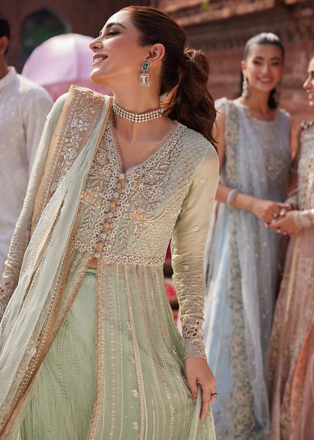 Izhar Unstitched Luxury Chiffon Collection by Mushq | SHAHANA - Image 7