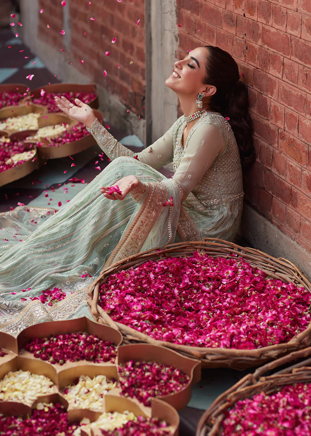 Izhar Unstitched Luxury Chiffon Collection by Mushq | SHAHANA - Image 9