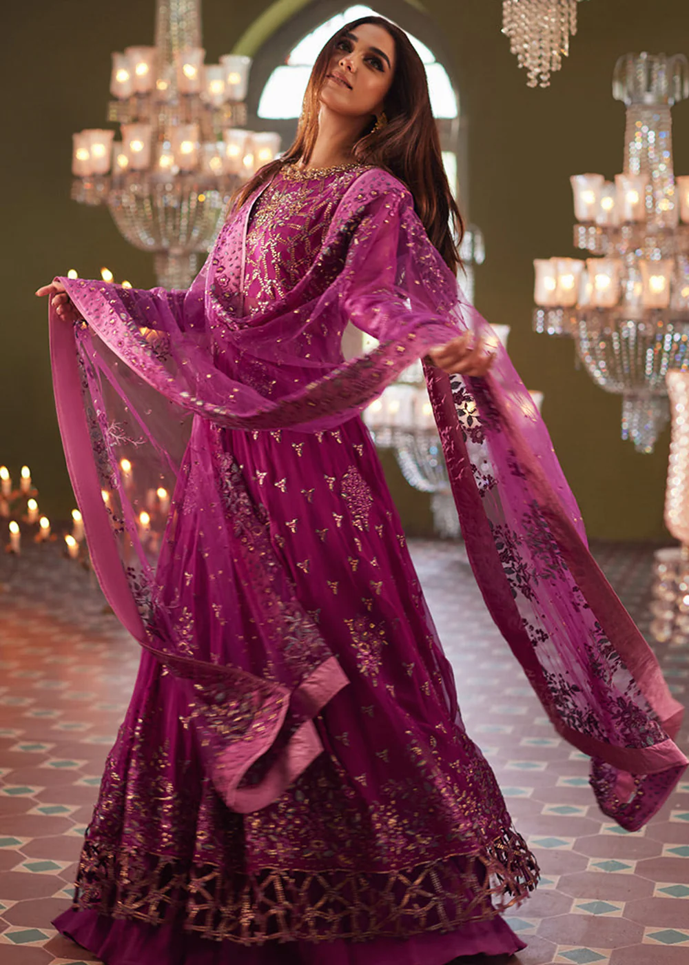 Izhar Unstitched Luxury Chiffon Collection by Mushq | SHEHRZAAD - Image 5
