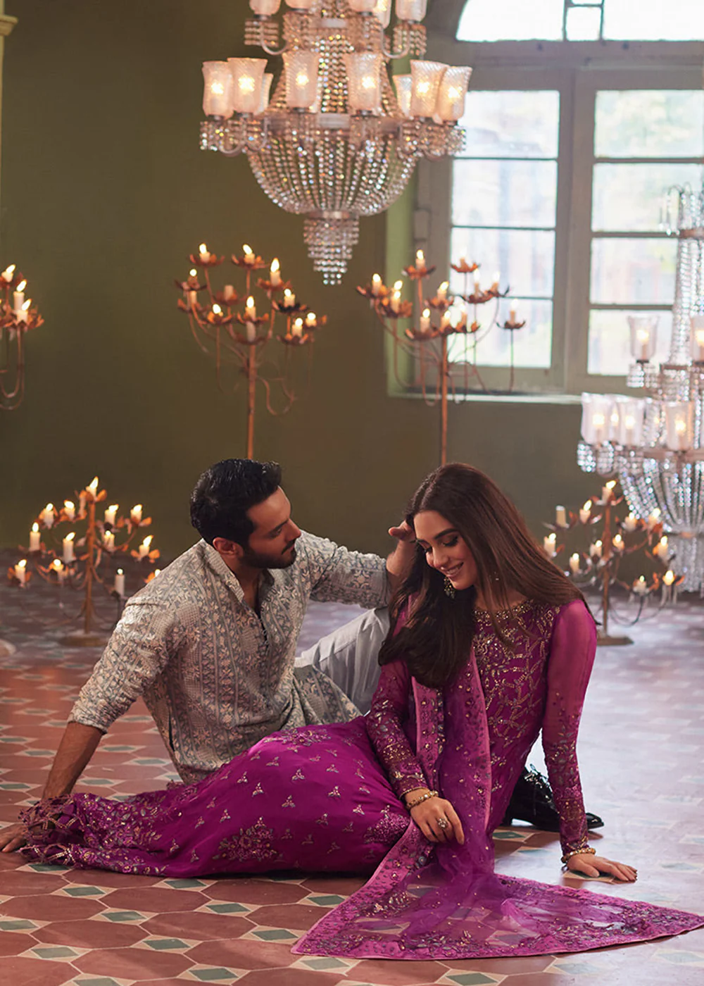 Izhar Unstitched Luxury Chiffon Collection by Mushq | SHEHRZAAD - Image 6