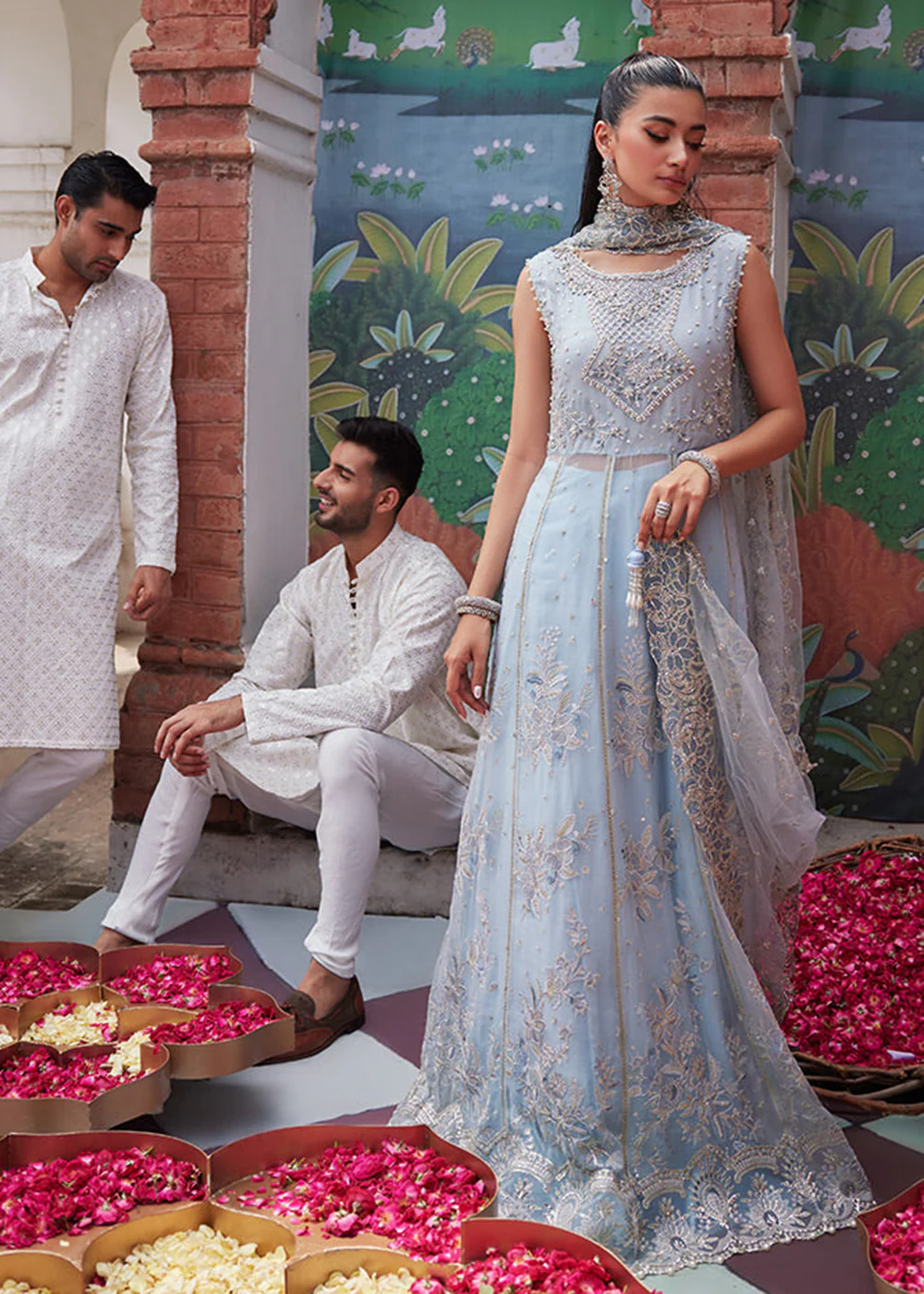 Izhar Unstitched Luxury Chiffon Collection by Mushq | TANIA - Image 7