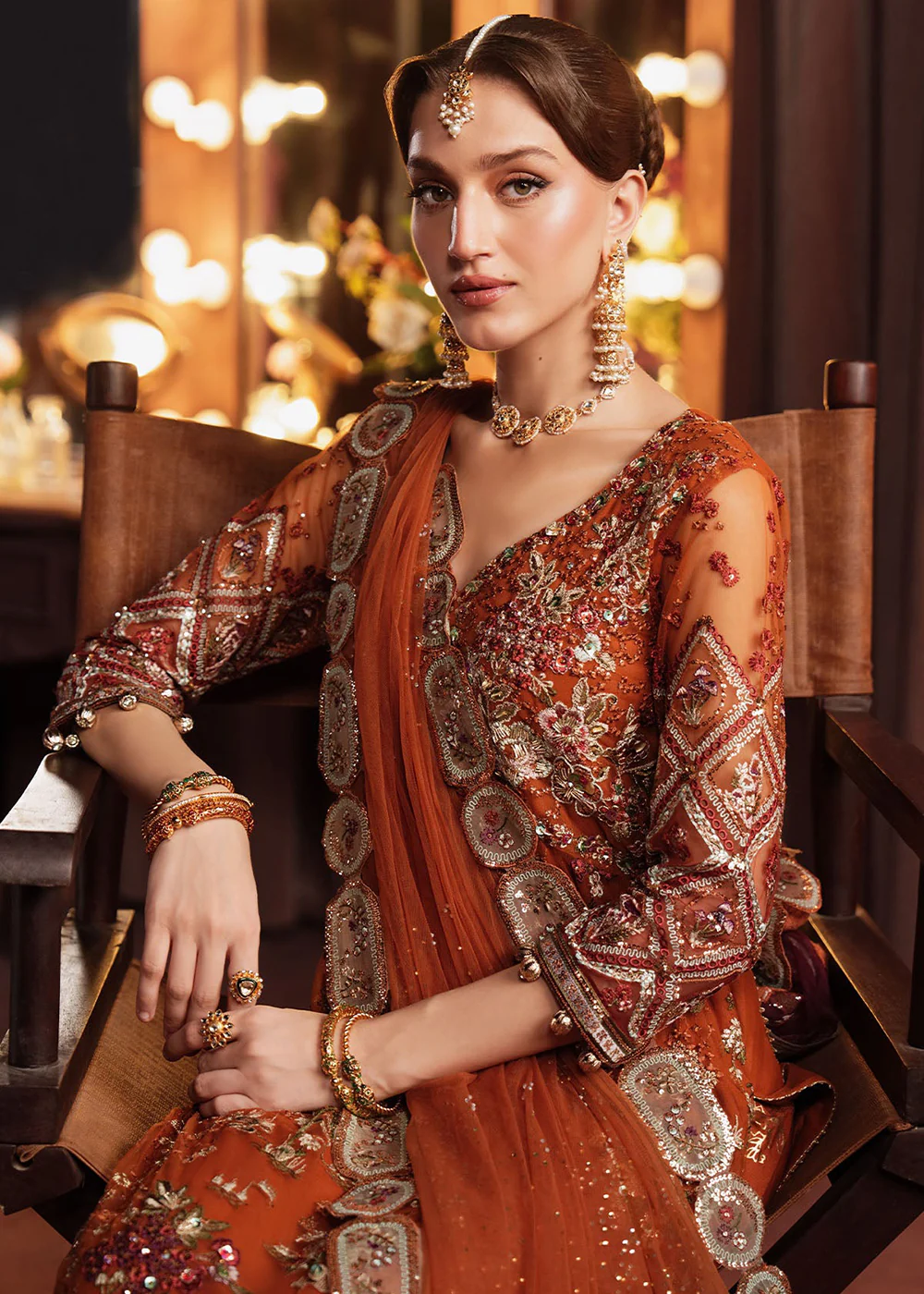 Jhoomro Luxury Formals '25 by Nureh | NL-80 Zardozi - Image 10