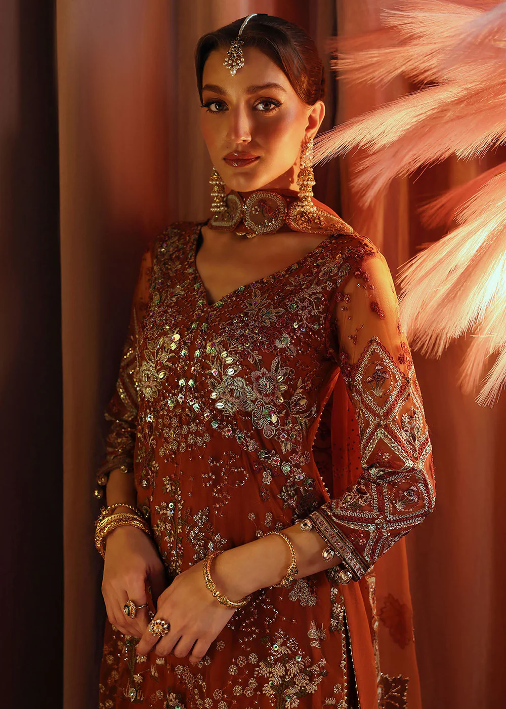 Jhoomro Luxury Formals '25 by Nureh | NL-80 Zardozi - Image 11
