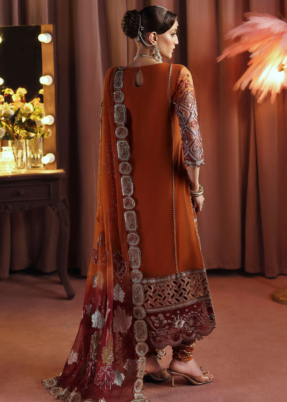 Jhoomro Luxury Formals '25 by Nureh | NL-80 Zardozi - Image 6