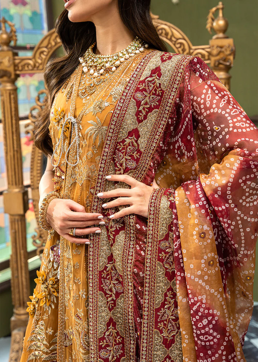 Jhoomro Wedding Luxury Formals 23 by Nureh | NL-52 - ZAWIYA - Image 4