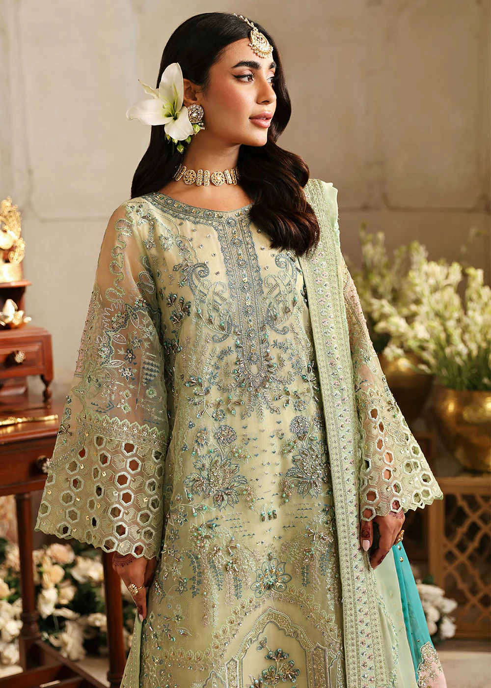 Jhoomro Wedding Luxury Formals '24 by Nureh | NL-67 MAHI-ROO - Image 2