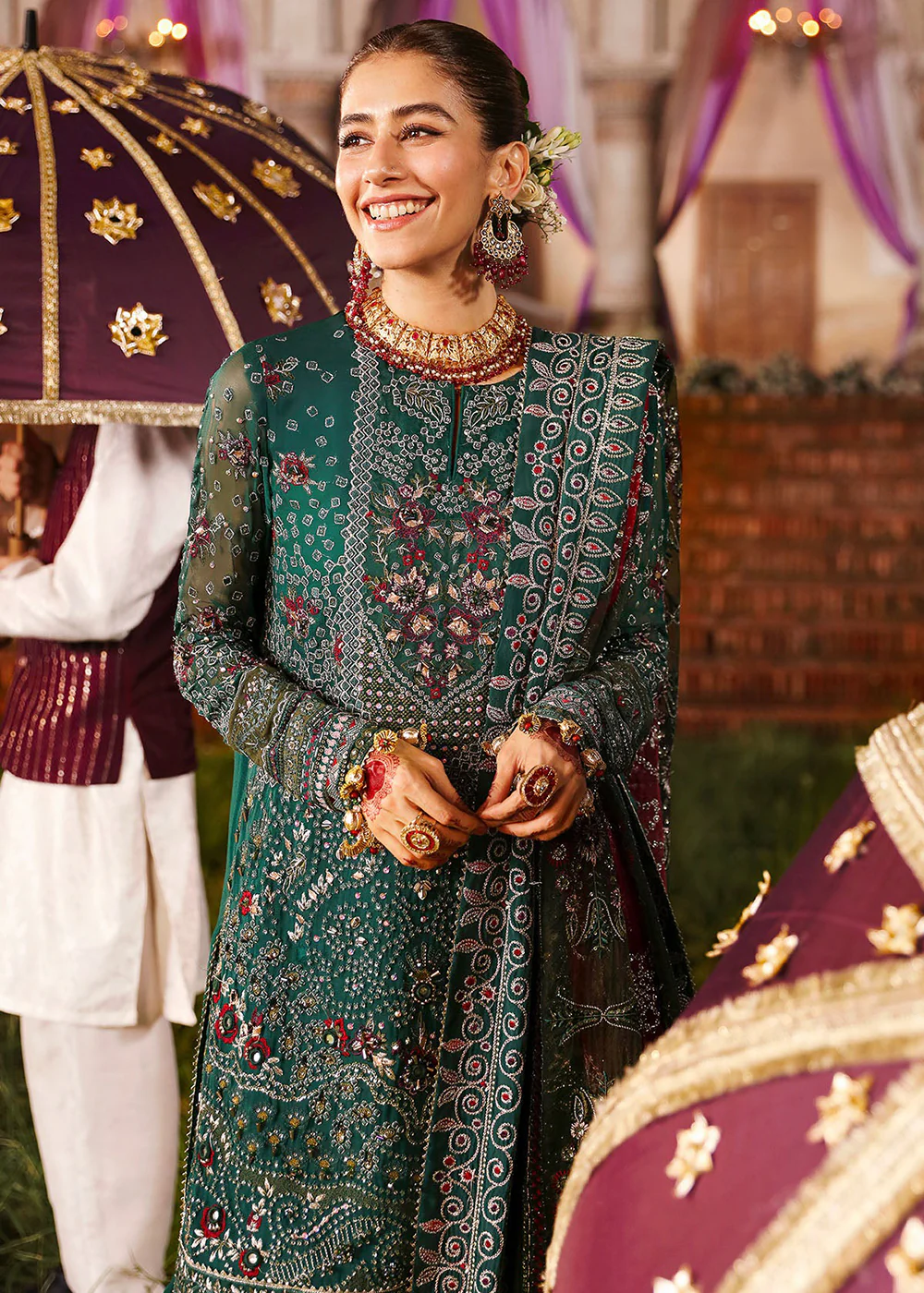 Jhoomro Wedding Luxury Formals '24 by Nureh | NL-68 SHADMANI - Image 2