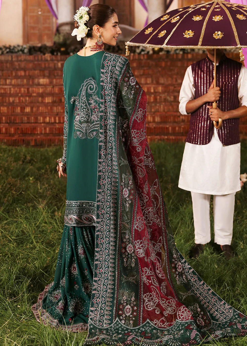 Jhoomro Wedding Luxury Formals '24 by Nureh | NL-68 SHADMANI - Image 3