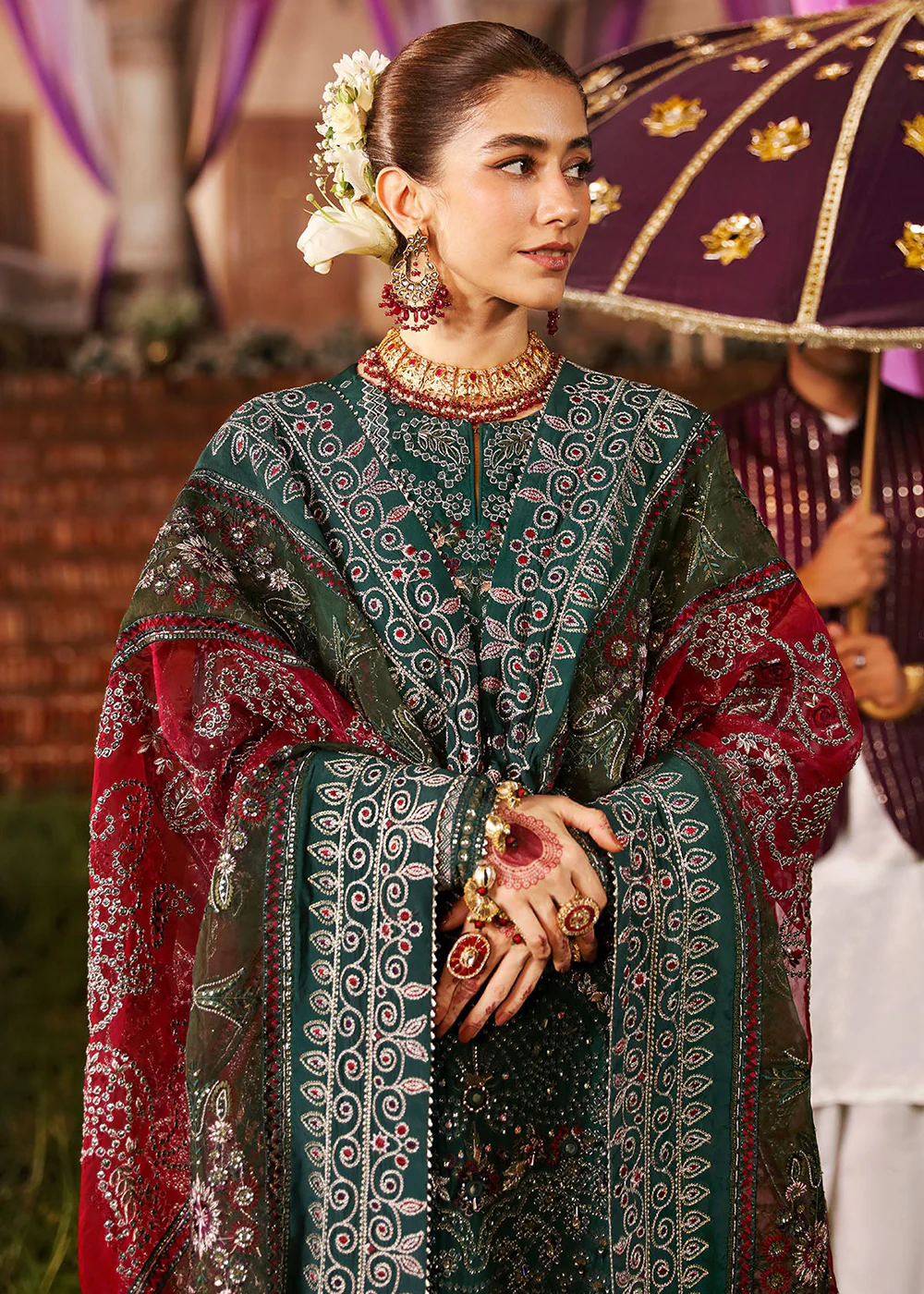 Jhoomro Wedding Luxury Formals '24 by Nureh | NL-68 SHADMANI - Image 5