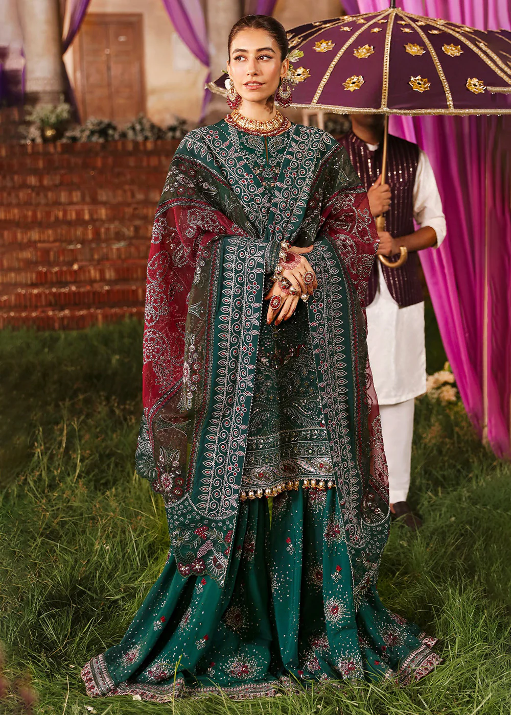 Jhoomro Wedding Luxury Formals '24 by Nureh | NL-68 SHADMANI - Image 7