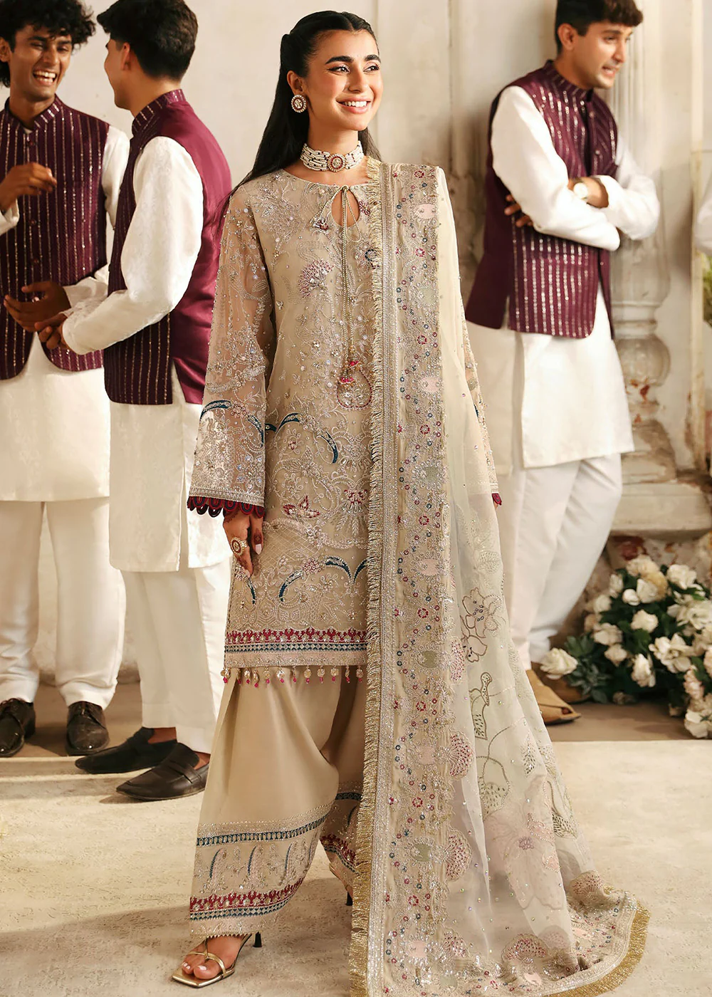 Jhoomro Wedding Luxury Formals '24 by Nureh | NL-72 CHANDNI - Image 4