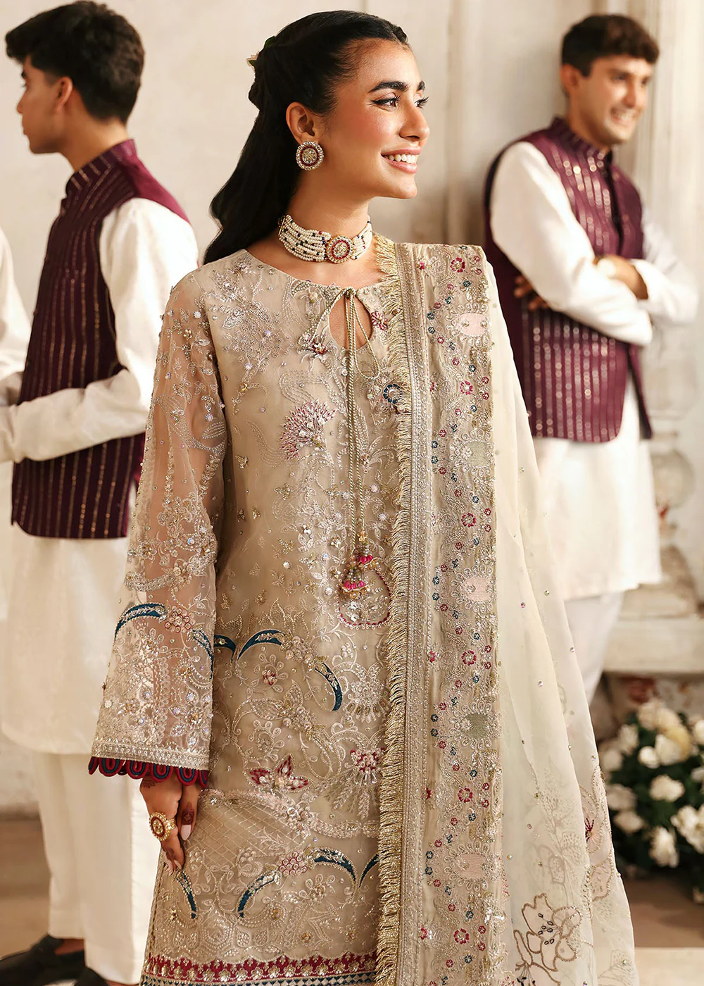 Jhoomro Wedding Luxury Formals '24 by Nureh | NL-72 CHANDNI - Image 5