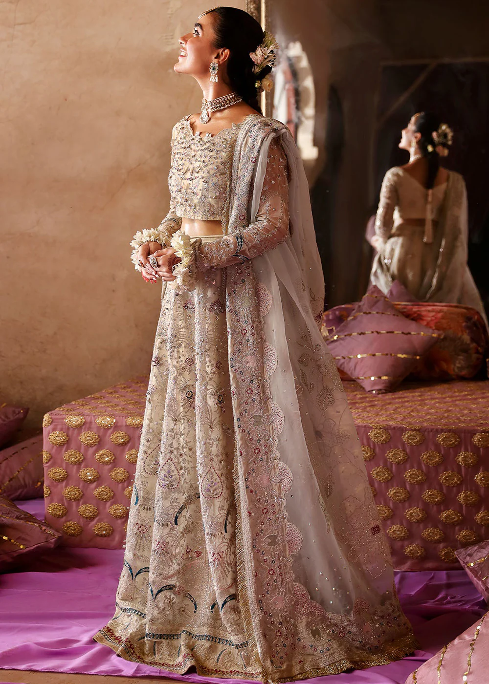 Jhoomro Wedding Luxury Formals '24 by Nureh | NL-72 CHANDNI - Image 7