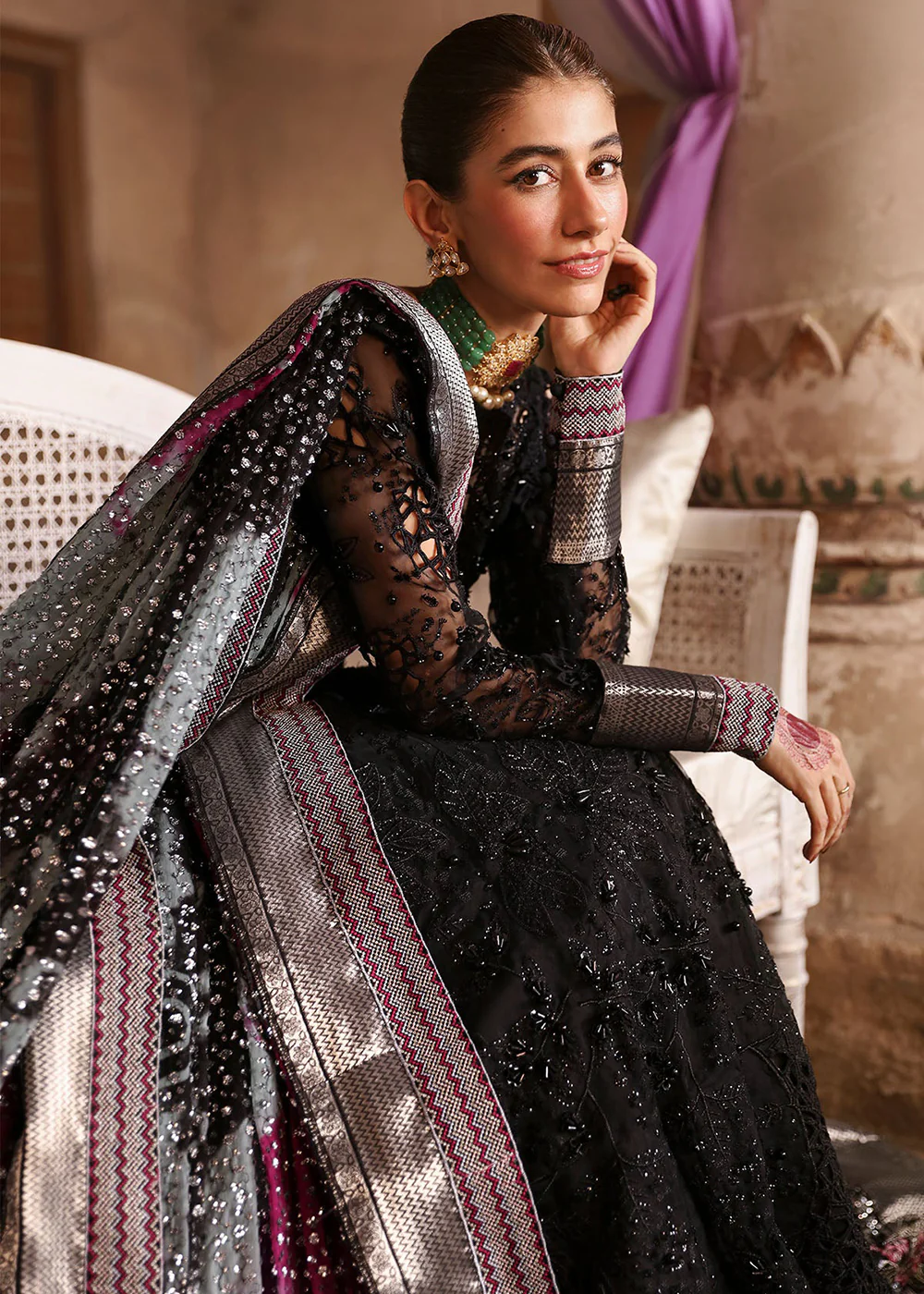 Jhoomro Wedding Luxury Formals '24 by Nureh | NL-73 MAYA - Image 7