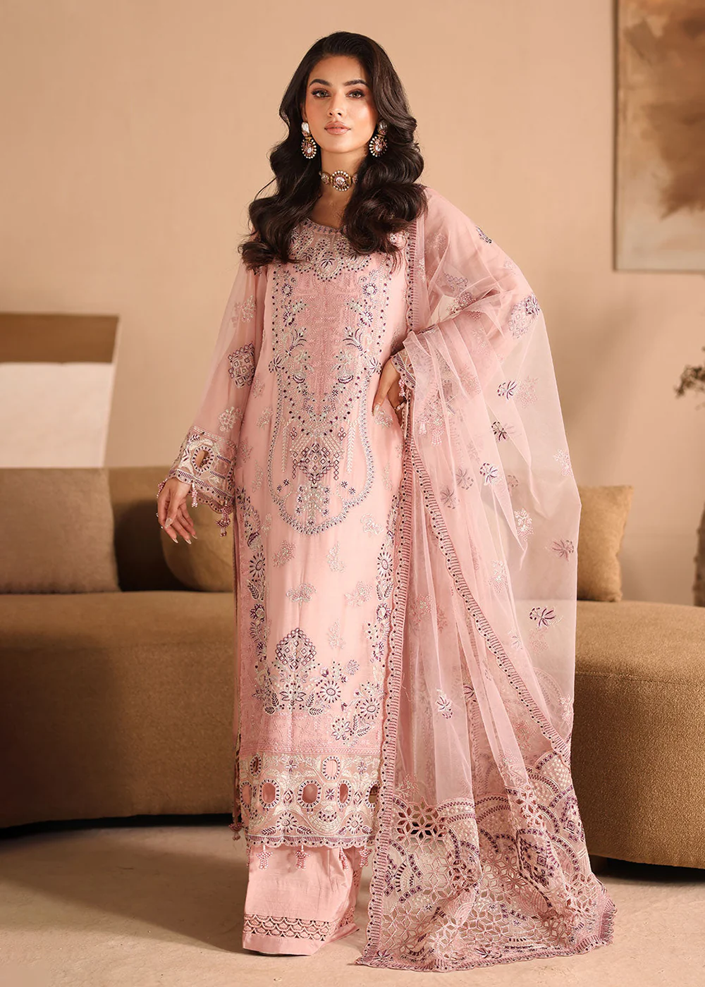 Kashish Luxury Chiffon '25 (Vol 3) by Ramsha | K-301 - Image 5