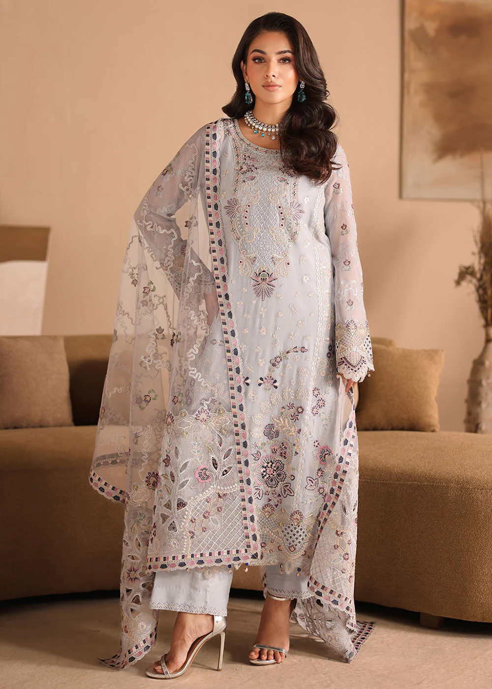 Kashish Luxury Chiffon '25 (Vol 3) by Ramsha | K-302 - Image 5